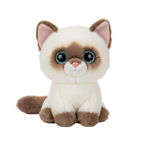 Peluche de gato de frente